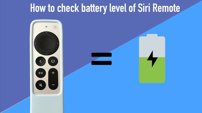 How to check apple tv remote battery