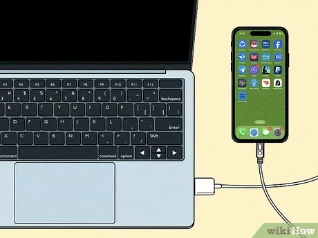 How can i connect iphone to pc