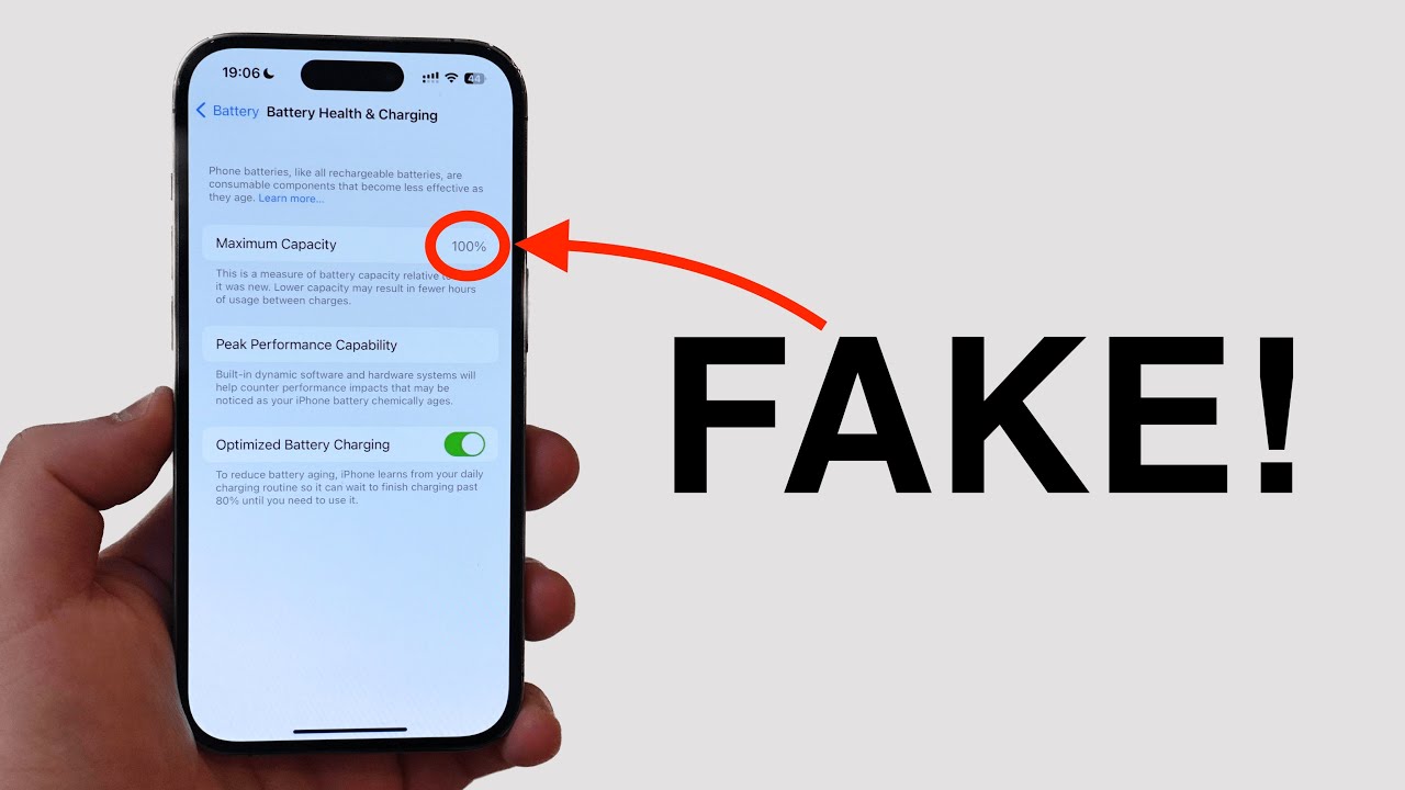 How to check battery health on iphone