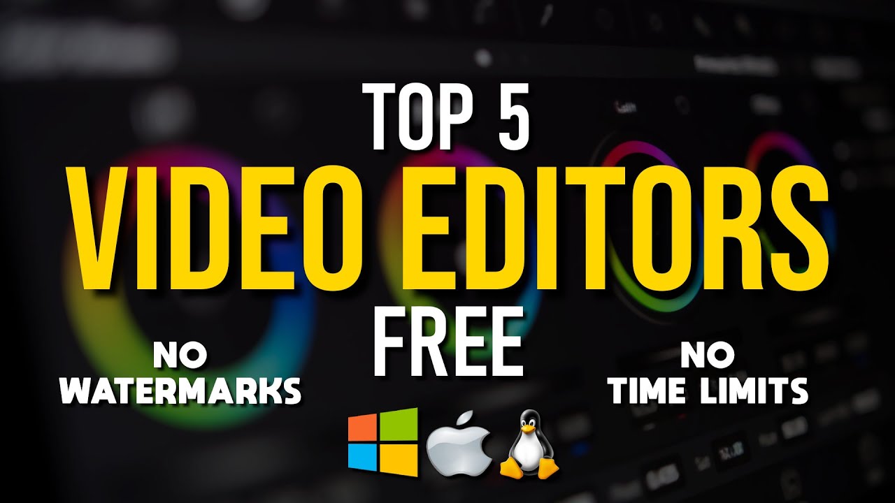 Best free video editing software for youtube
