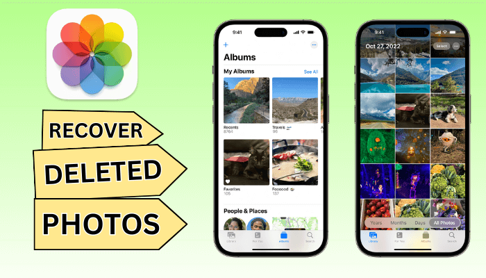 How to recover deleted photos on iphone without icloud
