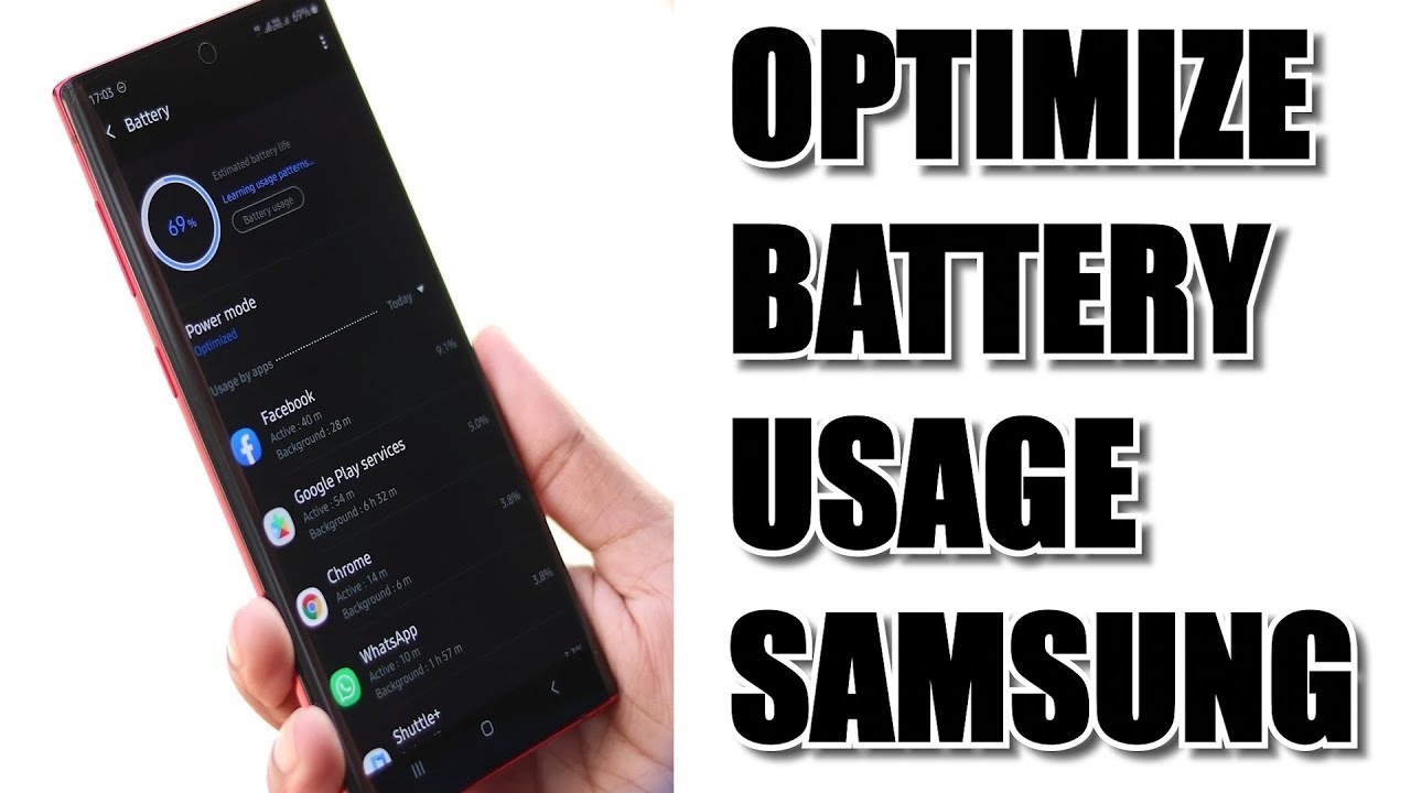 How to optimize battery for gaming on samsung