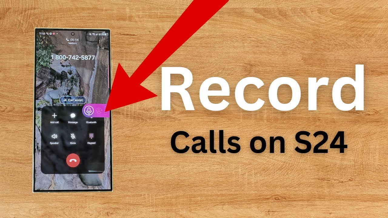 How to enable call recording in samsung s24 ultra without third party app
